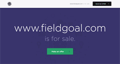 Desktop Screenshot of fieldgoal.com